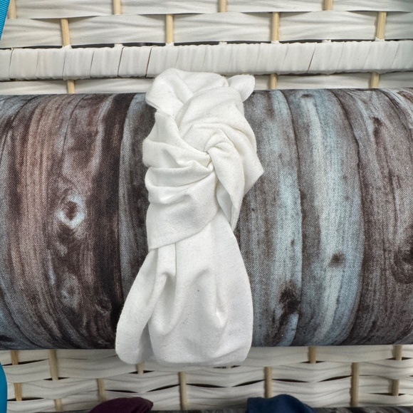 Lot of 5, custom, handmade, knotted, solid colored headbands - Picture 4 of 9